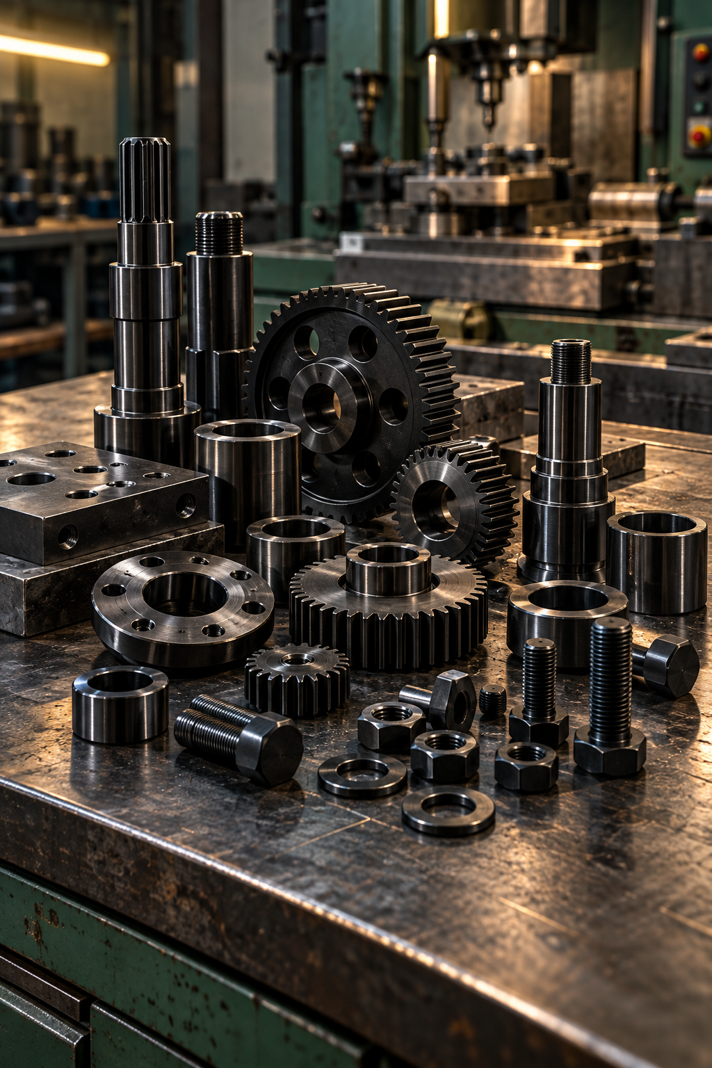Industrial metal components